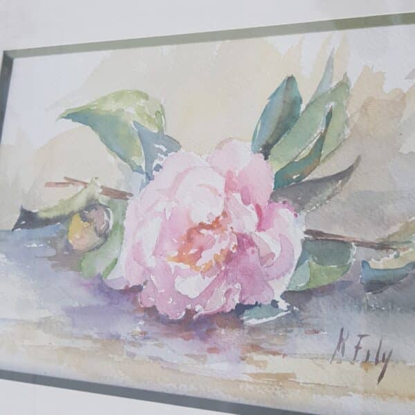 aquarelle robert fily cadre merveille et bout de chandelle 1