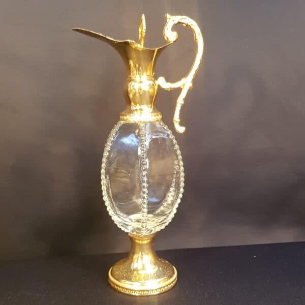 carafe liqueur verre metal merveille et bout de chandelle 1