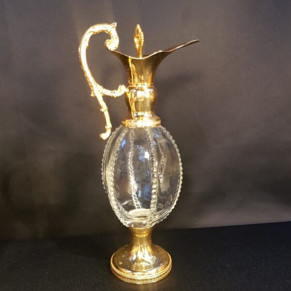 carafe liqueur verre metal merveille et bout de chandelle 3