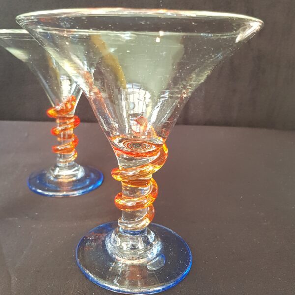 coupe glace sorbet verre souffle brocante seconde main vintage 1 scaled