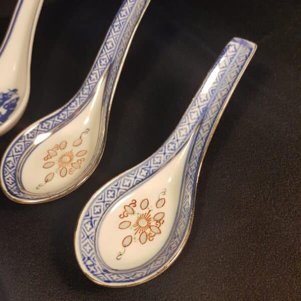 cuilleres chinoise porcelaine bleue merveille et bout de chandelle 2