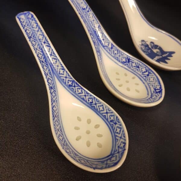 cuilleres chinoise porcelaine bleue merveille et bout de chandelle 3