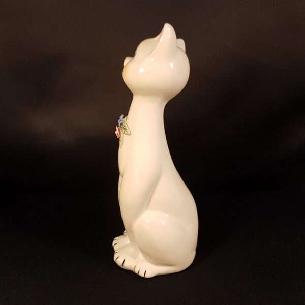 figurine chat porcelaine blanc merveille et bout de chandelle 4