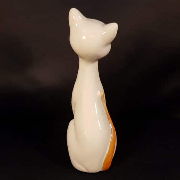 figurine chat porcelaine blanc merveille et bout de chandelle 5