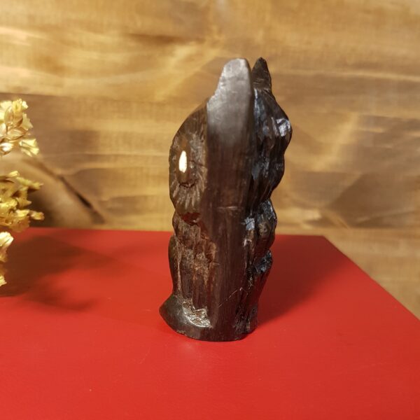 hibou bois ebene sculpte merveille et bout de chandelle 3
