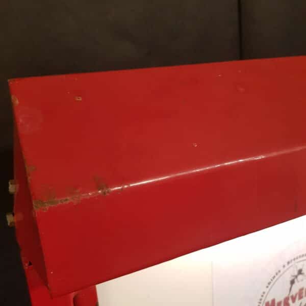 porte menu metal rouge merveille et bout de chandelle 17