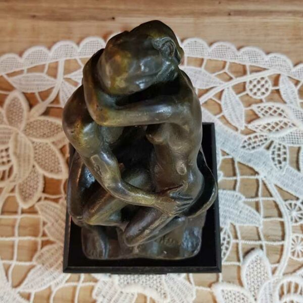 statue bronze reproduction le baiser rodin socle seconde main 1