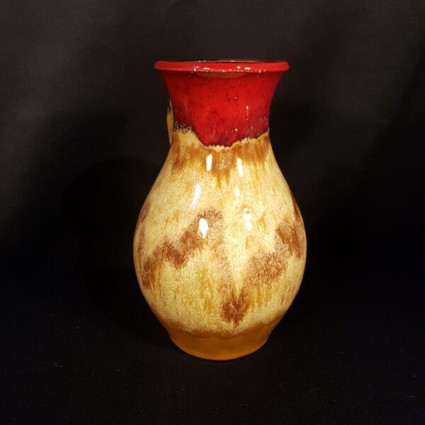 vase ceramique rouge selenium merveille et bout de chandelle 2