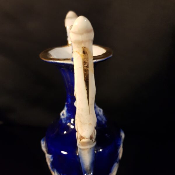 vase chrubins bleu dorure merveille et bout de chandelle 9