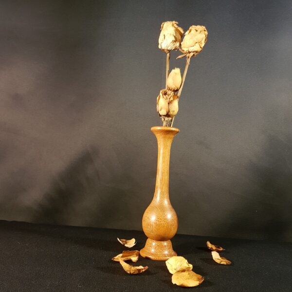 vase soliflore en bois merveille et bout de chandelle 1