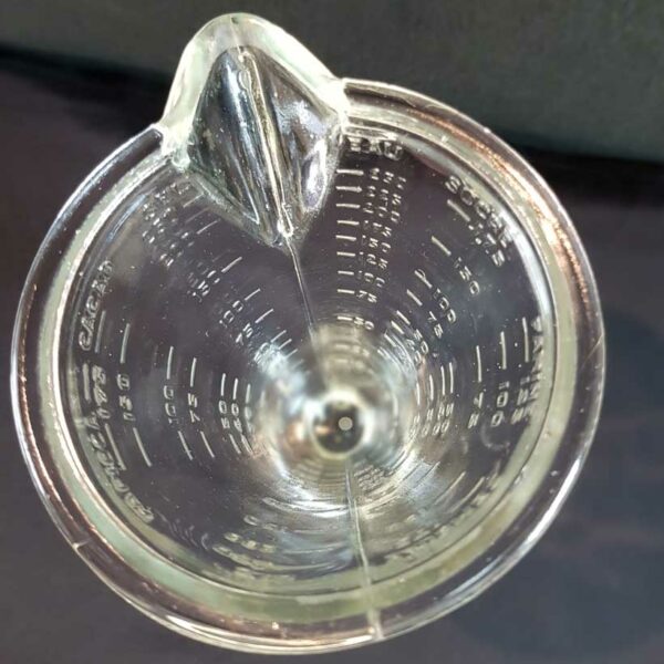 verre mesureur doseur ancien merveille bout de chandelle brocante 1