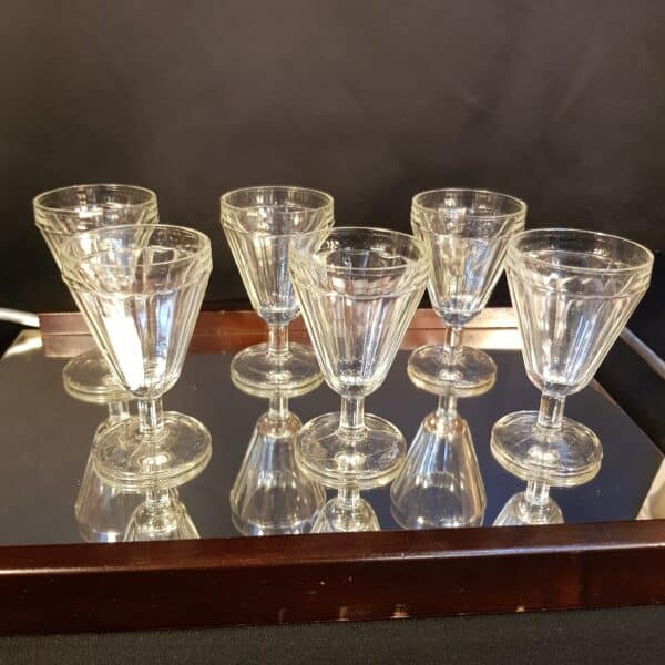 verres anciens bistrot pied merveille et bout de chandelle 2