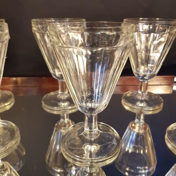 verres anciens bistrot pied merveille et bout de chandelle 3