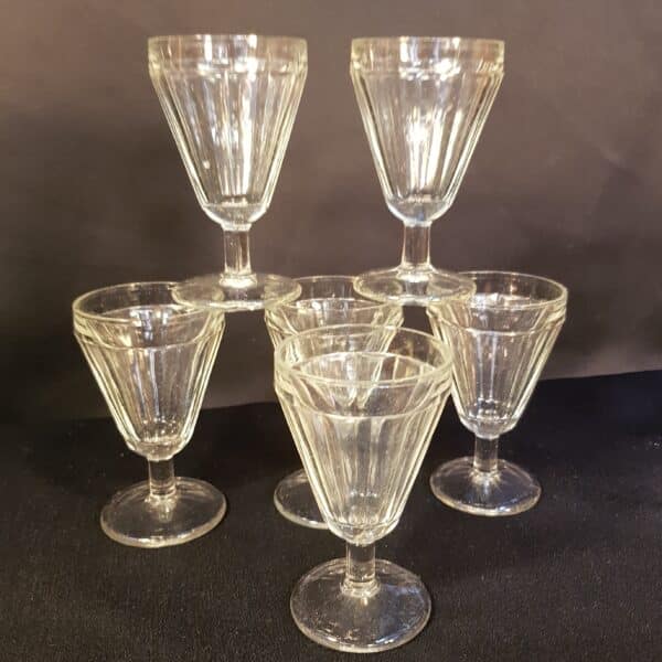 verres anciens bistrot pied merveille et bout de chandelle 4